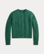 Polo Ralph Lauren Cardigan a trecce in lana e cashmere 211972104 - immagine 7
