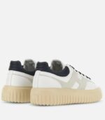 HOGAN Sneakers H-Stripes Avorio Grigio Blu - immagine 3