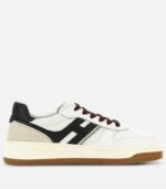 HOGAN Sneakers H630 bianco-nero-bordeaux