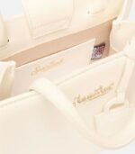 Saint Barth Borsa a mano MINI in pelle nera/bianca - immagine 8