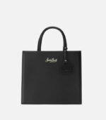 Saint Barth Borsa a mano MIDI in pelle marrone/nera - immagine 9