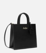 Saint Barth Borsa a mano MIDI in pelle marrone/nera - immagine 8