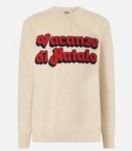 Saint Barth maglia blu lana "VACANZE DI NATALE"