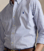 Camicia in popeline a righe Custom-Fit Polo Ralph Lauren 710P07019 - immagine 2