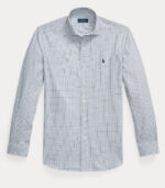 Camicia scozzese in popeline Custom-Fit quadretti Polo Ralph Lauren 710974534