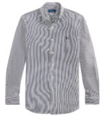 Camicia scozzese in popeline Custom-Fit righe fini Polo Ralph Lauren 710929346