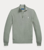 Maglia a girocollo in piqué mezza zip Polo Ralph Lauren 710932304