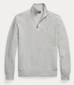 Maglia a girocollo in piqué mezza zip Polo Ralph Lauren 710932304 - immagine 5