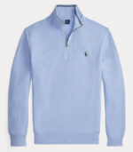 Maglia a girocollo in piqué mezza zip Polo Ralph Lauren 710932304 - immagine 3