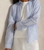 Camicia a righe cotone e lino Polo Ralph Lauren - immagine 4