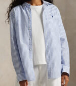 Camicia a righe cotone e lino Polo Ralph Lauren - immagine 2
