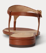 Sandali Everley in pelle tratteggiata Lauren Ralph Lauren - immagine 5