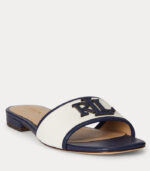 Ciabatte Everley in tela e pelle Lauren Ralph Lauren - immagine 6