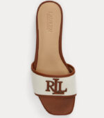 Ciabatte Everley in tela e pelle Lauren Ralph Lauren - immagine 2