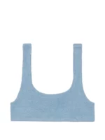 Naima crinkle classico top a bralette celeste Saint Barth