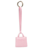 Bag charm in pelle liscia con logo impresso Saint Barth