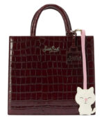 Bag Charm gatto in pelle bianca Saint Barth - immagine 3