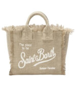 Borsa Vanity mini 100% lino con tracolla removibile Saint Barth