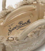 Borsa Vanity mini 100% lino con tracolla removibile Saint Barth - immagine 3