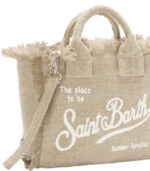 Borsa Vanity mini 100% lino con tracolla removibile Saint Barth - immagine 2