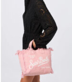 Borsa Colette in canvas di cotone Saint Barth - immagine 7