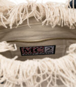 Borsa VANITY regular in canvas a righe Saint Barth - immagine 5