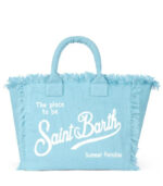 Borsa VANITY a spalla regular in canvas Saint Barth - immagine 3