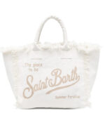 Borsa VANITY a spalla regular in canvas Saint Barth - immagine 2