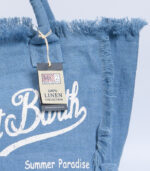 Borsa VANITY regular 100% lino tinta unita Saint Barth - immagine 2