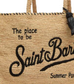 Borsa a spalla Vanity Rafia beige Saint Barth - immagine 2