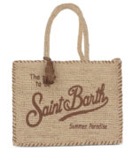 Borsa a spalla Vanity Rafia beige Saint Barth