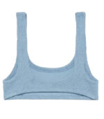 Naima crinkle classico top a bralette celeste Saint Barth - immagine 3