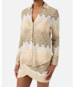 Camicia Joys in raschel degradé con motivo a onde Saint Barth - immagine 6