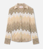 Camicia Joys in raschel degradé con motivo a onde Saint Barth