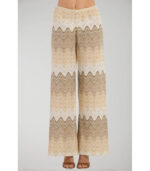 Pantaloni a gamba larga Amalia in maglia raschel Saint Barth - immagine 2