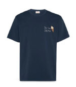 T-shirt Portofino in jersey di cotone classic fit con ricamo Sto 'na crema Saint Barth