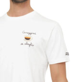 T-shirt Portofino panna con ricamo Correggimi Se Sbaglio Saint Barth - immagine 2