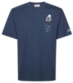 T-shirt Austin blu con orologio e ricamo Do You Want A Cola? Saint Barth