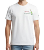 T-shirt Portofino bianca con ricamo Sboccio Con La Primavera Saint Barth - immagine 2