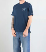 T-shirt Portofino blu con ricamo Creo Soluzioni Non Problemi Saint Barth - immagine 3