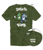 T-Shirt Mc2 Saint Barth Effetto Sfumato Fad-Out Jager Bomb