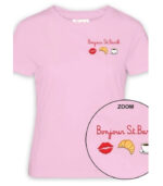 T-Shirt EMILIE DONNA Bonjour Saint Barth