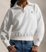 Felpa mezza zip DONNA Polo Ralph Lauren 211B18685 - immagine 6