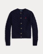 Polo Ralph Lauren Cardigan a trecce in lana e cashmere - immagine 6