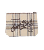 Pochette Aline saint barth wool tartan