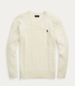 Maglia Polo Ralph Lauren Uomo Lana girocollo TRECCIA - immagine 7