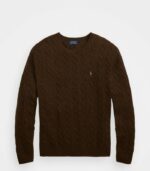 Maglia Polo Ralph Lauren Uomo Lana girocollo TRECCIA - immagine 3